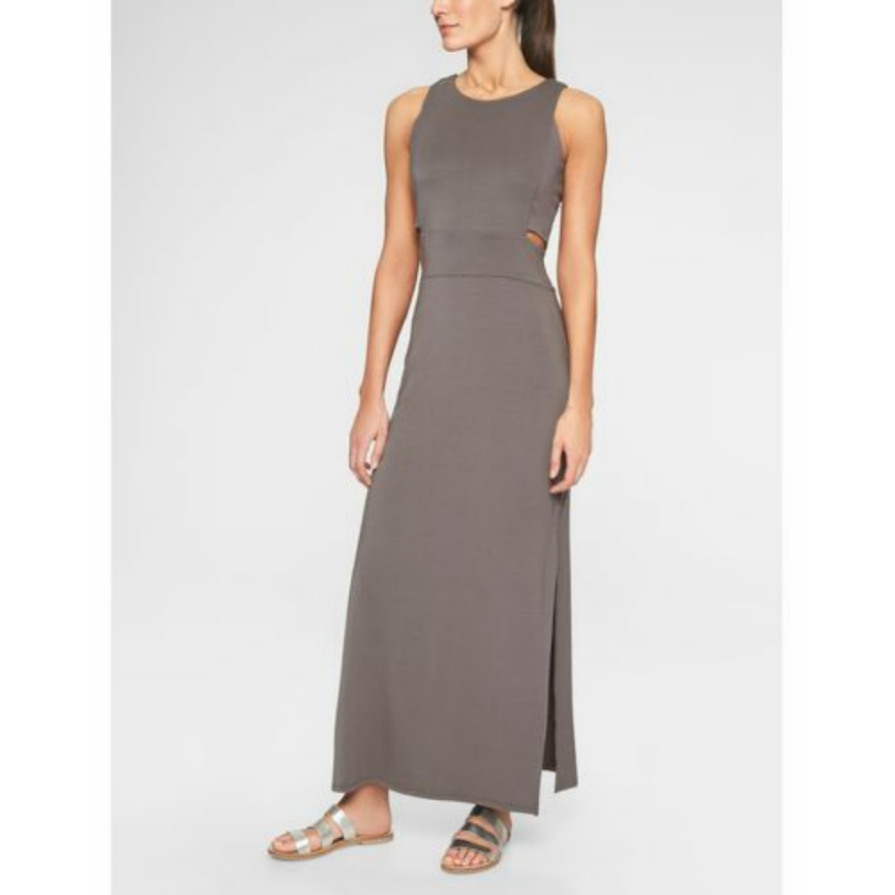 Athleta Gray Maxi Dress